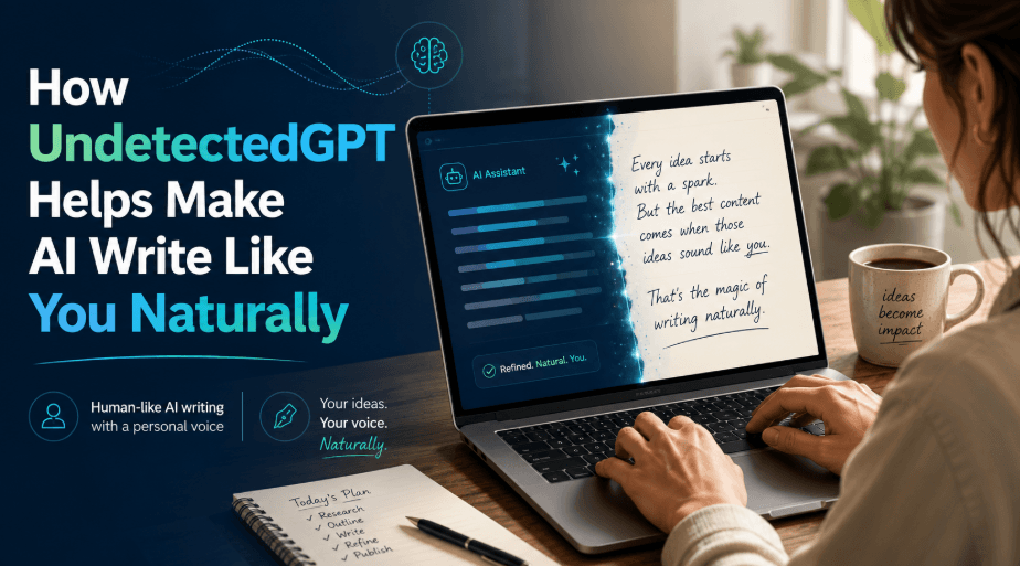 How UndetectedGPT Helps Make AI Write Like You Naturally