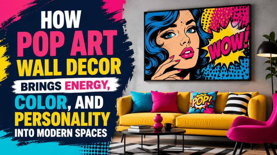 How Pop Art Wall Decor Brings Energy, Color, and Personality Into Modern Spaces